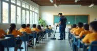 limpeza profissional em instituições de ensino