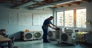 manutenção de ar condicionado residencial e industrial