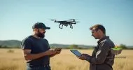 operação e pilotagem de drones